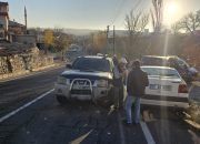 Kasabamız Gülşehir Çıkışında Trafik Kazası Meydana Geldi