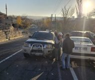 Kasabamız Gülşehir Çıkışında Trafik Kazası Meydana Geldi