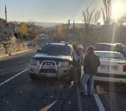 Kasabamız Gülşehir Çıkışında Trafik Kazası Meydana Geldi