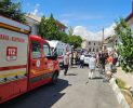 Kasabamızda Trafik Kazası! Kontrolünü Kaybeden Sürücü Tır Dorsesine Çarptı!