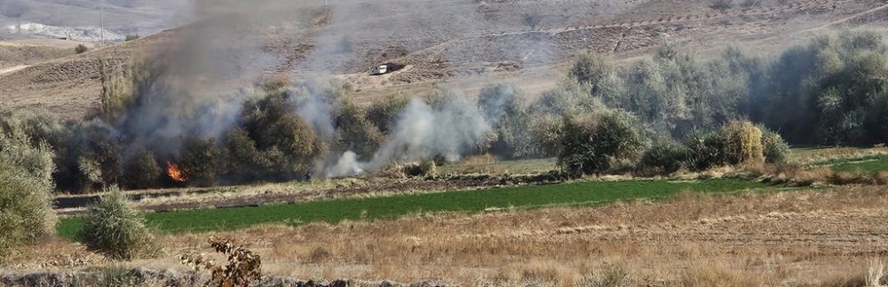 Kasabamız Sarıkaya Mevkinde Yangın Çıktı!