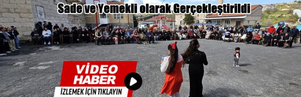Kasabamız Okullarında 23 Nisan Sade ve Yemekli Şekilde Kutlandı