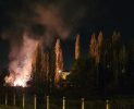 Kasabamızda Gece Saatlerinde Ağaçlık Alanda Çıkan Yangın Korkuttu!