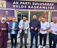 Akparti Heyeti Kasabamızda Belde Binası Açılışını Gerçekleştirdi
