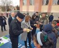 Jandarma Kasabamız İlk Okulunda Öğrencilere Trafik Eğitimi Verdi
