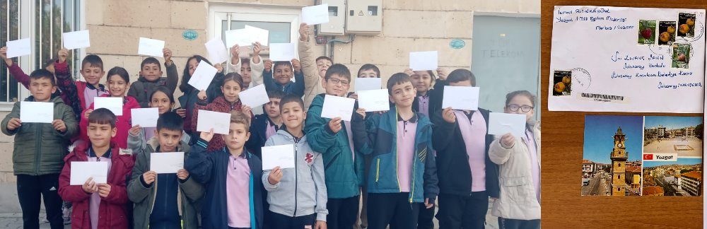 İlkokulumuz Öğrencilerinden 81 İl Mili Eğitim Müdürlerine Öğretmenler Günü Mektubu