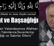 Kasabamız Halkından Arafat Sarı Vefat Etti