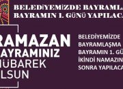 Sulusaray Belediyesinde Bayramlaşma Bayramın 1. Günü İkindi Namazından Sonra Yapılacaktır