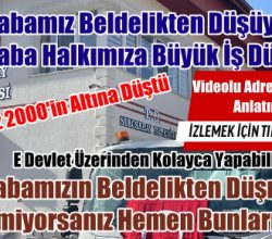 Kasabamız Beldelikten Düştü Düşüyor!