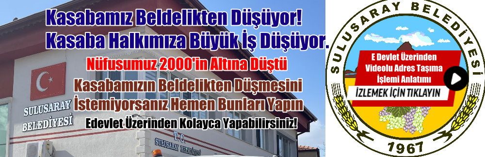 Kasabamız Beldelikten Düştü Düşüyor!