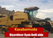 Kasabamızda Biçerdöver Ücreti Belli Oldu