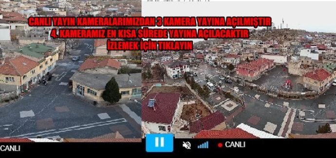 Canlı Yayın Kameralarımız Yayına Açılmıştır