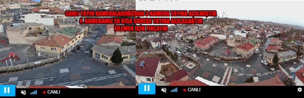 Canlı Yayın Kameralarımız Yayına Açılmıştır