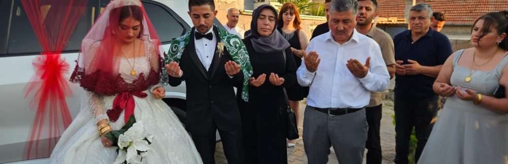Bayram ile Ceren’e Ömürboyu Mutluluklar Dileriz