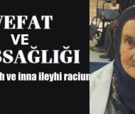 Kasaba halkımızdan Hatice Alay Vefat Etti