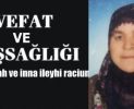 Kasaba Halkımızdan Hatice Sağlam Vefat Etti