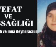 Kasaba Halkımızdan Hatice Sağlam Vefat Etti