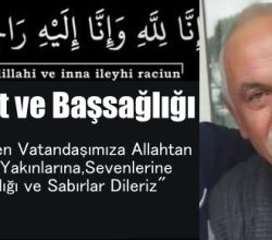 Kasaba Halkımızdan Kahraman Keleş Vefat Etti