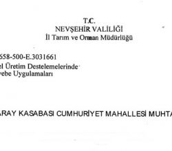 Kasaba Çiftçilerimizin Dikkatine