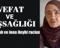Kasaba halkımızdan Kerziban Cuhadar Vefar Etti