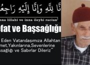 Kasaba Halkımızdan Mehmet Güleç Vefat Etti