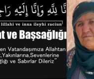 Kasaba Halkımızdan Makbule(Şaziye) Yılmaz Vefat Etti