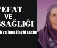 Kasaba Halkımızdan Münire Demir Vefat Etti