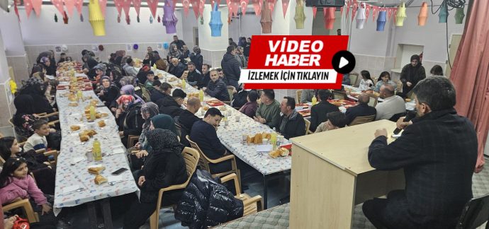Bugün’de Kasabamız Ortaokulun’da İftar Sofrası Kuruldu