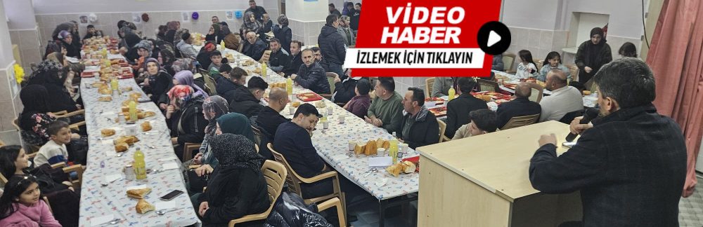 Bugün’de Kasabamız Ortaokulun’da İftar Sofrası Kuruldu