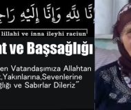 Kasaba Halkımızdan Şaziye Şengül Vefat Etti