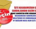 Kasabamızda Sandık Sandık Cumhurbaşkanlığı ve Milletvekili Oy Oranları!