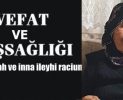 Kasaba Halkımızdan Şerife Uzun Vefat Etti