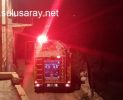 Hırsızlar evin çatı katını yaktı