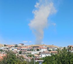 Kasabamızda Dev Hortum Böyle Görüntülendi