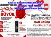 Cuma Günü Kızılay Kan Bağış Kampanyasına Davetlisiniz