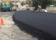 Kasabamızda sıcak asfalt çalışması başladı