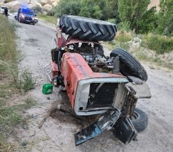 Kasabamızda Feci Traktör Kazası Ucuz Atlatıldı