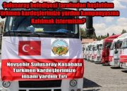 Haydi Sulusaray Türkmen kardeşlerimize yardım zamanı