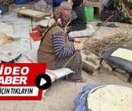 Kasabamızda Kışlık Yufka Ekmekler Yapılmaya Devam Ediyor
