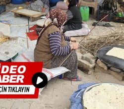 Kasabamızda Kışlık Yufka Ekmekler Yapılmaya Devam Ediyor