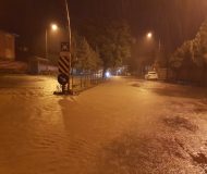 Şiddetli Yağış Kasabamızın Cadde ve Soklarını Göle Çevirdi