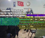 Jandarma Yeni Trafik Cezalarına Karşı Uyarıda Bulundu