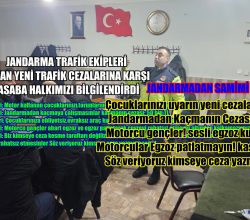 Jandarma Yeni Trafik Cezalarına Karşı Uyarıda Bulundu